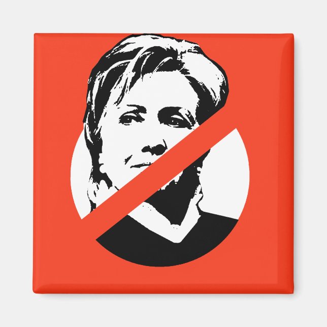 ANTI-HILLARY CLINTON MAGNET (Front)