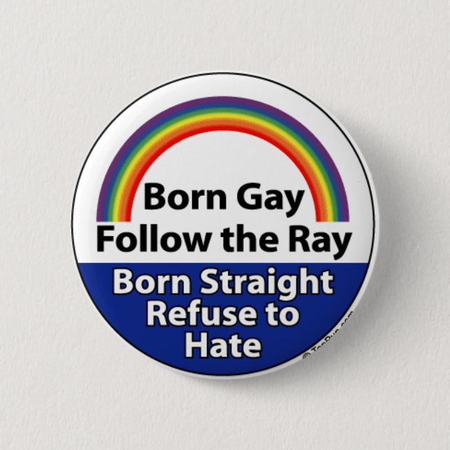 Anti-Homophobia Button (Front)