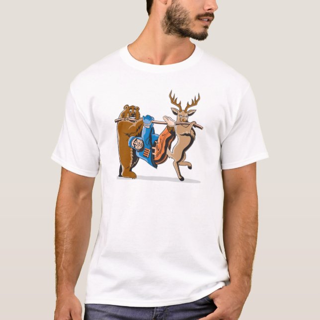 Anti Hunting Animal Revenge T-Shirt (Front)
