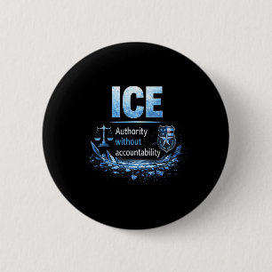 Anti Ice I Protest And Resist I Support Immigrants 6 Cm Round Badge