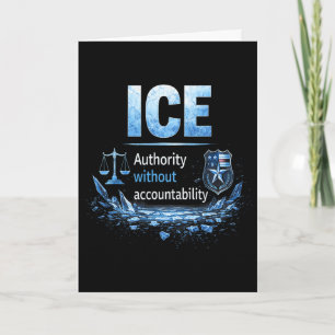 Anti Ice I Protest And Resist I Support Immigrants Card
