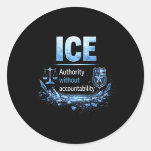 Anti Ice I Protest And Resist I Support Immigrants Classic Round Sticker