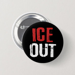 Anti ICE Out Political Activism Protest 6 Cm Round Badge