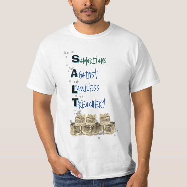 ANTI-Ice Political Value Tee (SALT) - Salt (Front)