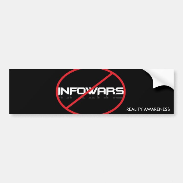 Anti-Infowars Bumper Sticker (Front)