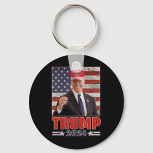 Anti Joe Biden Funny Conservative Donald Trump 202 Key Ring