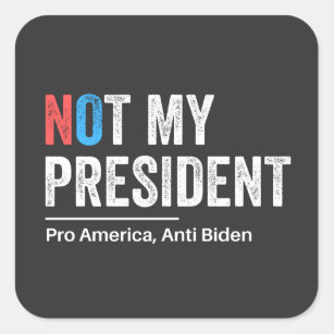 Anti Joe Biden Square Sticker