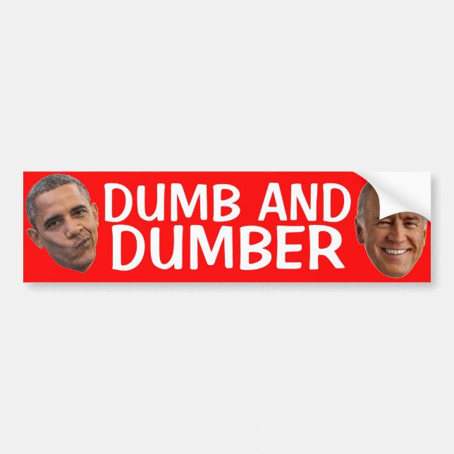 ANTI JOE BIDEN TRUMP 2020 BUMPER STICKER (Front)