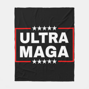 Anti Joe Biden Ultra Maga  Fleece Blanket