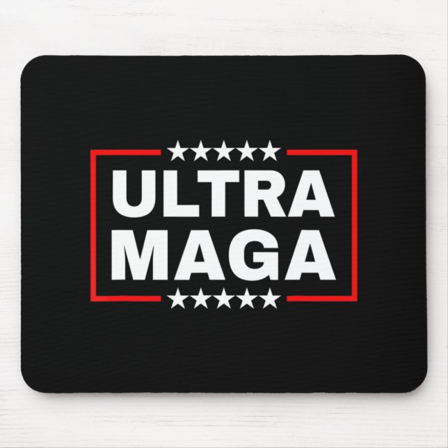 Anti Joe Biden Ultra Maga  Mouse Pad (Front)