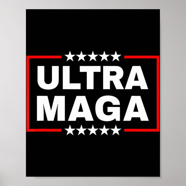 Anti Joe Biden Ultra Maga  Poster (Front)