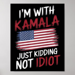 Anti Kamala Harris Election Shirt Republican Polit Poster