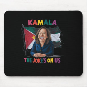 Anti Kamala Harris Palestine Flag  Mouse Pad