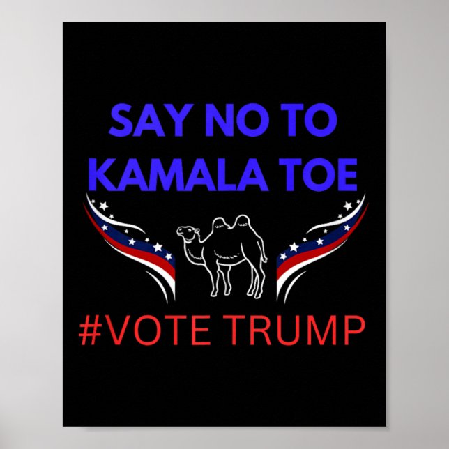 Anti Kamala Harris  Poster (Front)