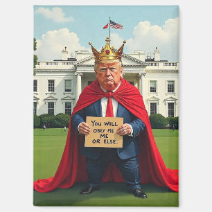 Anti-King Trump Magnet