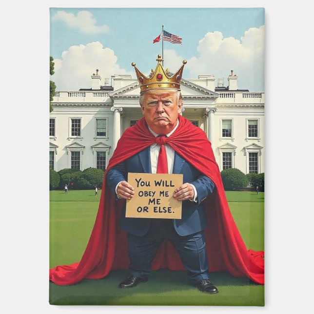 Anti-King Trump   Magnet (Front)