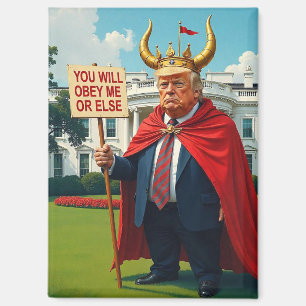 Anti-King Trump   Magnet