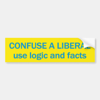 Anti Liberal Bumpersticker Bumper Sticker