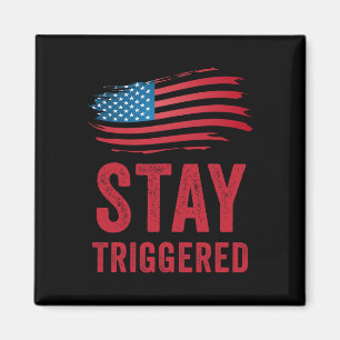 Anti Liberal Republican Stay Triggered Us Flag Pol Magnet