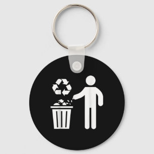 Anti Littering No Environment Environmental Protec Key Ring