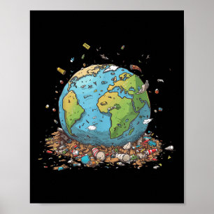 Anti Littering No Environment Environmental Protec Poster