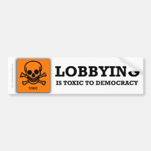 Anti-Lobbying bumper sticker