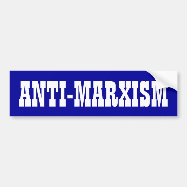 Anti-Marxism Bumper Sticker (Front)