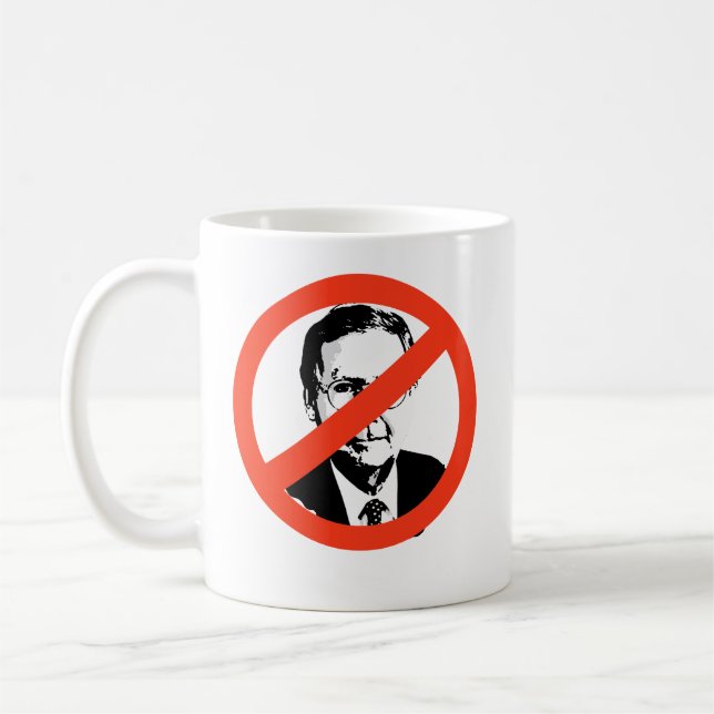ANTI-MCCONNELL COFFEE MUG (Left)