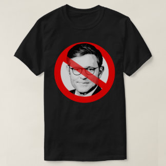 Anti Mike Johnson Crossed Out Face T-Shirt
