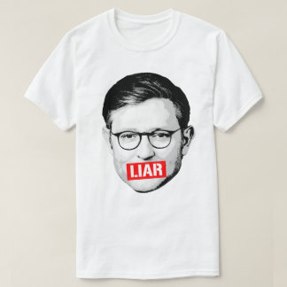 Anti Mike Johnson Liar Sticker T-Shirt