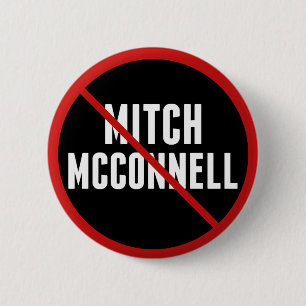 Anti Mitch McConnell 6 Cm Round Badge