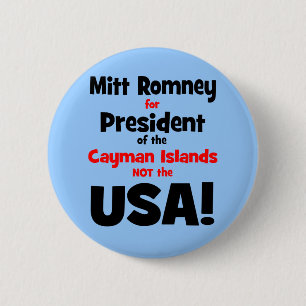 anti Mitt Romney 6 Cm Round Badge