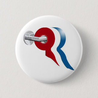 Anti Mitt Romney 6 Cm Round Badge