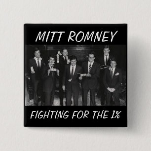 Anti-Mitt Romney button
