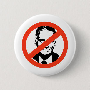ANTI-NADER: ANTI-Ralph Nader 6 Cm Round Badge