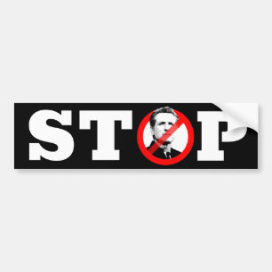ANTI NEWSOM BUMPER STICKER