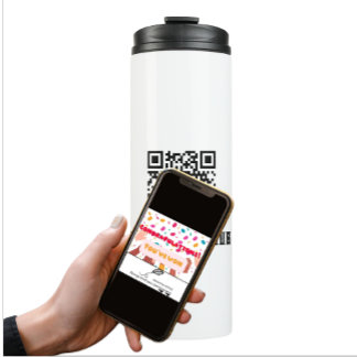 Anti-Nosy People QR Code | Funny Thermal Tumbler
