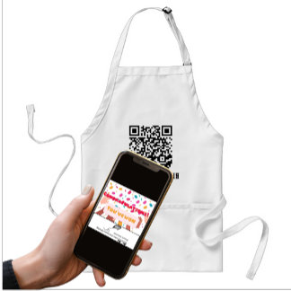 Anti-Nosy People QR Code | Standard Apron