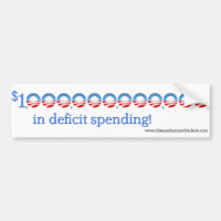 Anti-Obama "1 trillion in deficit spending"