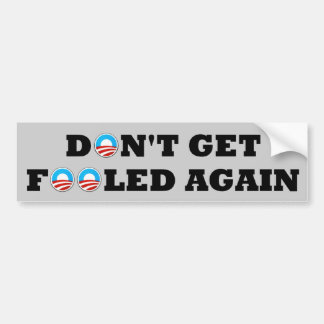 Anti Obama 2012 Bumper Sticker