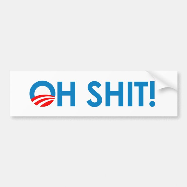 Anti-Obama Bumper Sticker (Front)