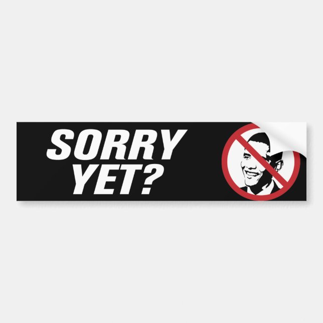 Anti Obama Bumper Sticker (Front)