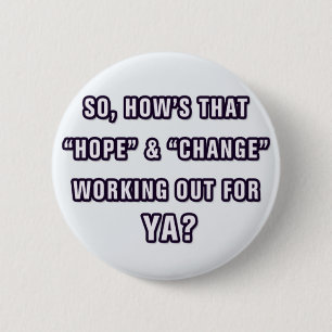 Anti Obama Button