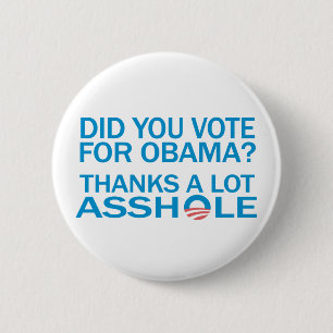 Anti Obama Button