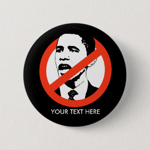 Anti-Obama Button / Customised
