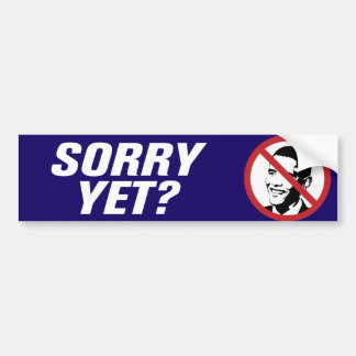 Anti Obama Car Bumper Sticker