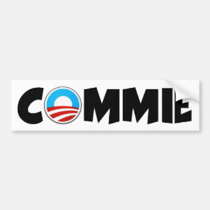 Anti Obama commie Bumper Sticker