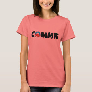 Anti Obama,commie Obama women's T-Shirt