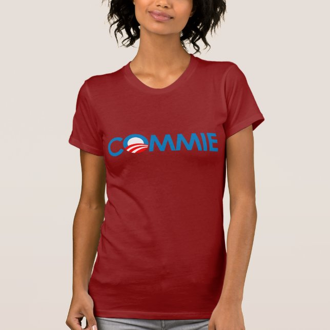 Anti-Obama - Commie T-Shirt (Front)