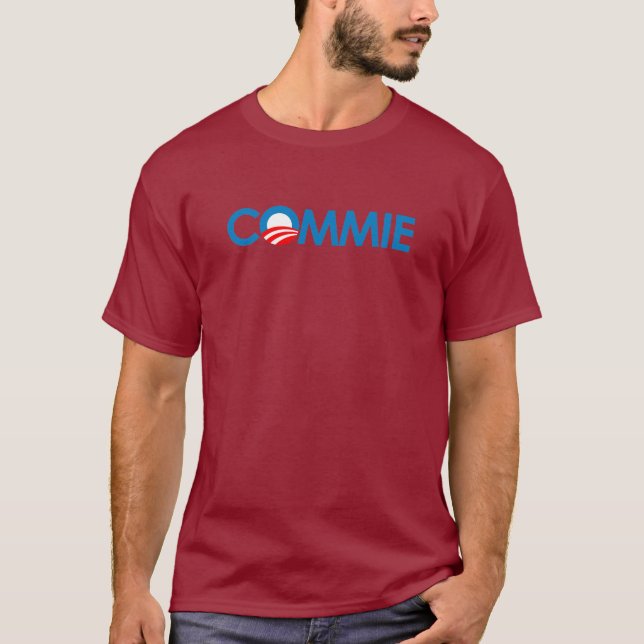 Anti-Obama - Commie T-Shirt (Front)